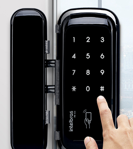 CERRADURA DIGITAL FR 400 (PUERTAS DE VIDRIO) INTELBRAS