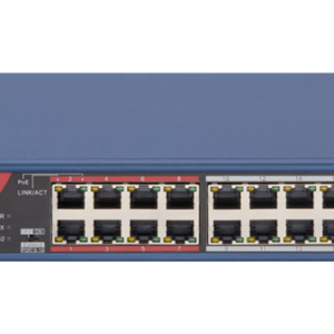 SWITCH 16P POE GB+ 1GB + 1SFP HIK DS-3E0318P-E/M(B)